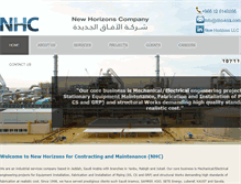 Tablet Screenshot of nhc-ksa.com